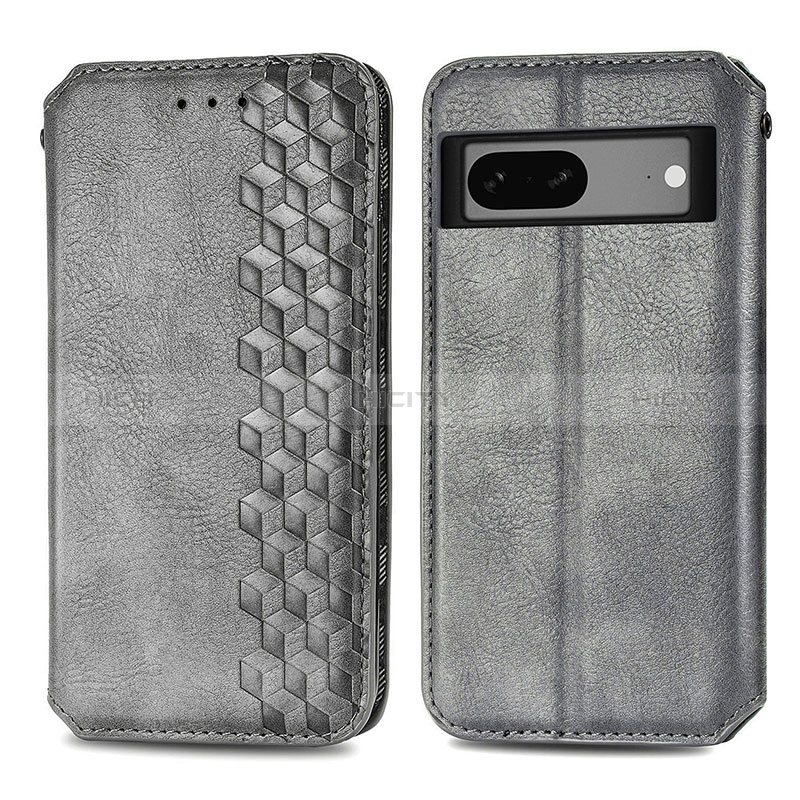 Funda de Cuero Cartera con Soporte Carcasa S01D para Google Pixel 7a 5G