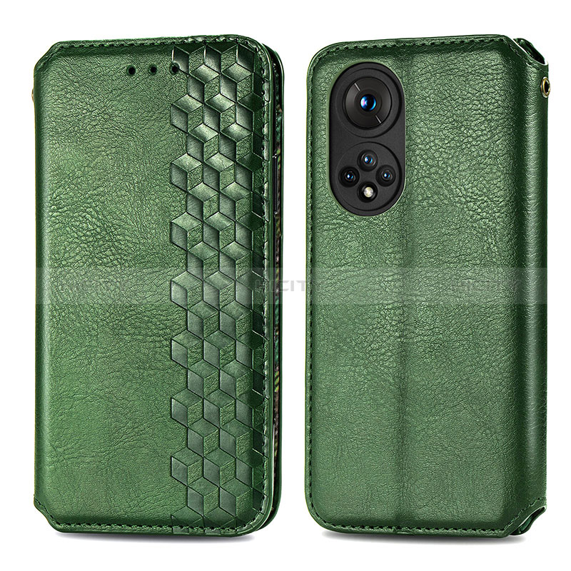 Funda de Cuero Cartera con Soporte Carcasa S01D para Huawei Honor 50 5G