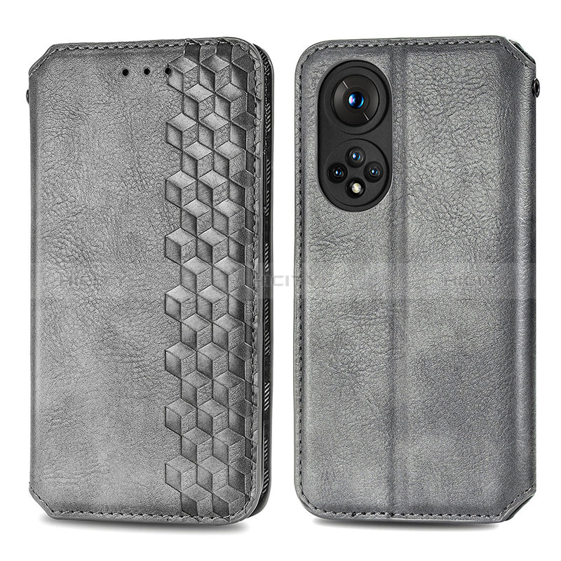 Funda de Cuero Cartera con Soporte Carcasa S01D para Huawei Honor 50 5G