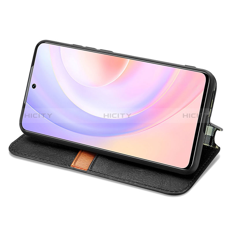 Funda de Cuero Cartera con Soporte Carcasa S01D para Huawei Honor 50 SE 5G