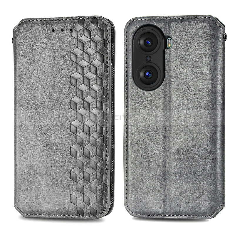 Funda de Cuero Cartera con Soporte Carcasa S01D para Huawei Honor 60 Pro 5G