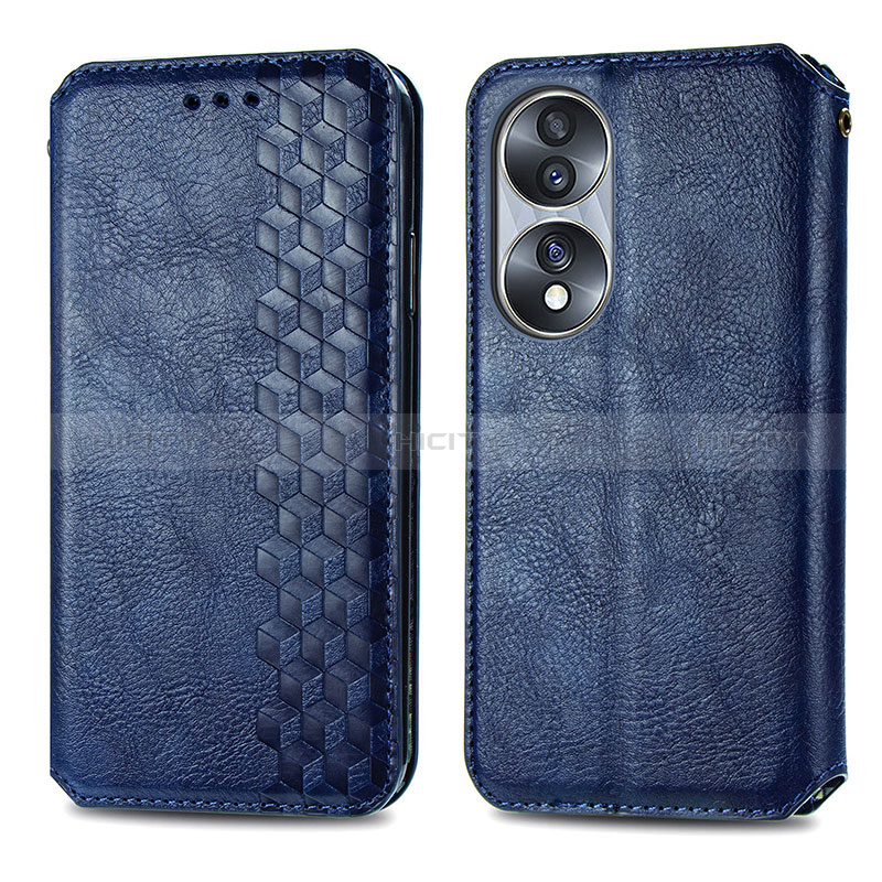 Funda de Cuero Cartera con Soporte Carcasa S01D para Huawei Honor 70 5G