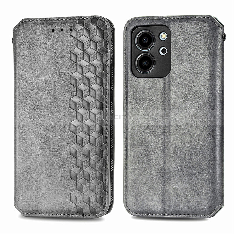 Funda de Cuero Cartera con Soporte Carcasa S01D para Huawei Honor 80 SE 5G