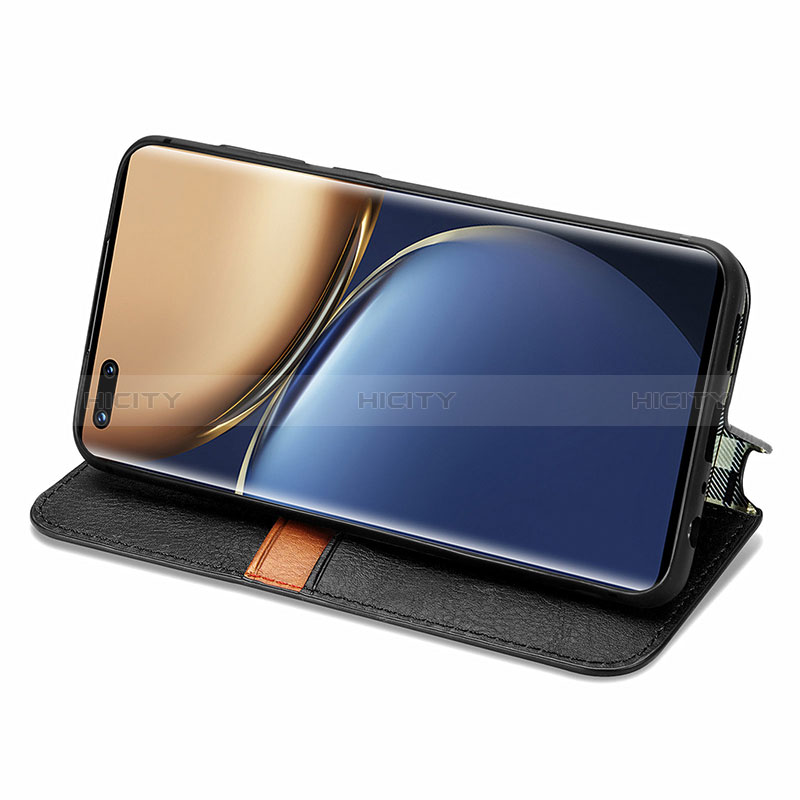 Funda de Cuero Cartera con Soporte Carcasa S01D para Huawei Honor Magic3 5G