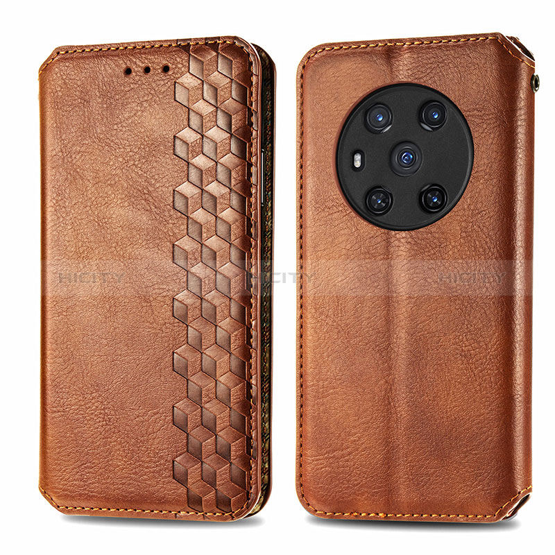 Funda de Cuero Cartera con Soporte Carcasa S01D para Huawei Honor Magic3 5G