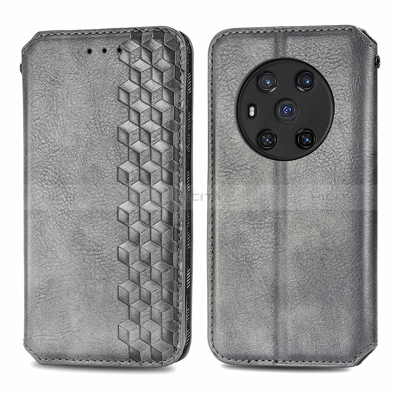 Funda de Cuero Cartera con Soporte Carcasa S01D para Huawei Honor Magic3 5G