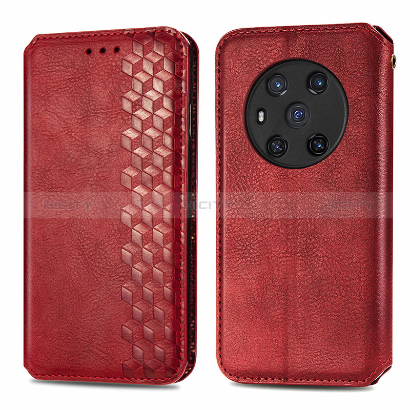 Funda de Cuero Cartera con Soporte Carcasa S01D para Huawei Honor Magic3 5G