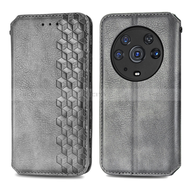 Funda de Cuero Cartera con Soporte Carcasa S01D para Huawei Honor Magic3 Pro 5G