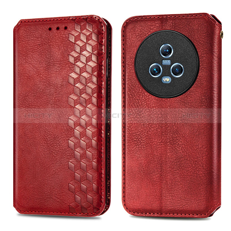 Funda de Cuero Cartera con Soporte Carcasa S01D para Huawei Honor Magic5 5G