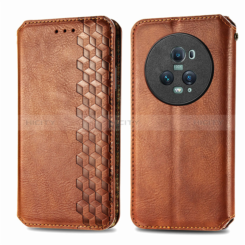 Funda de Cuero Cartera con Soporte Carcasa S01D para Huawei Honor Magic5 Pro 5G