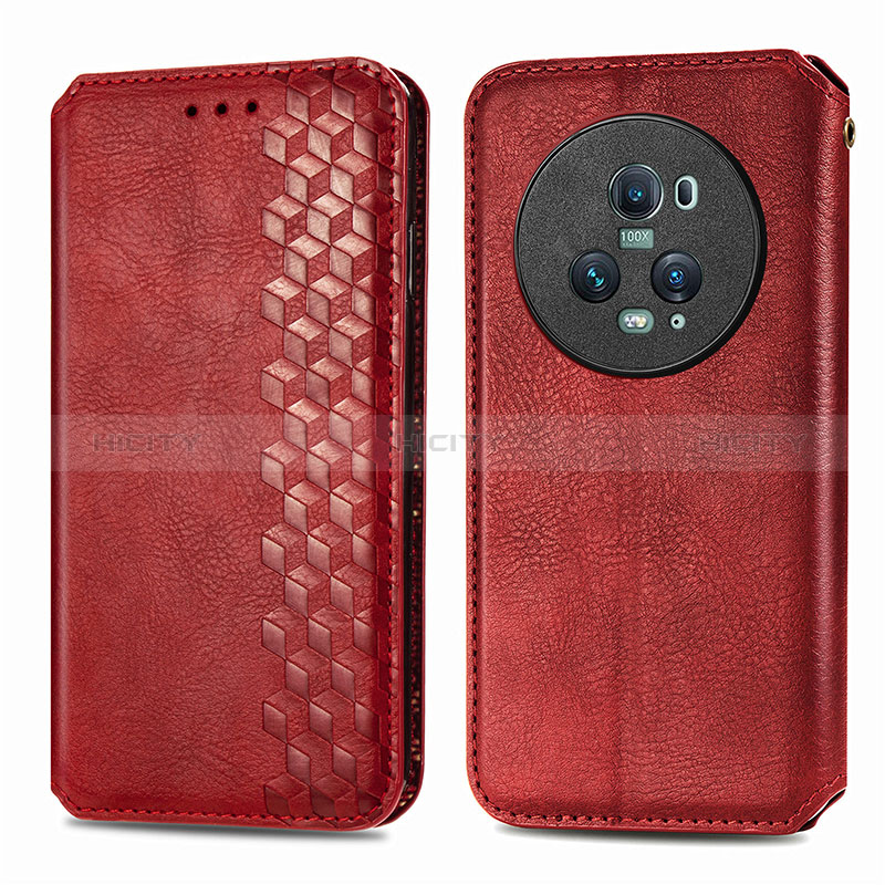 Funda de Cuero Cartera con Soporte Carcasa S01D para Huawei Honor Magic5 Pro 5G