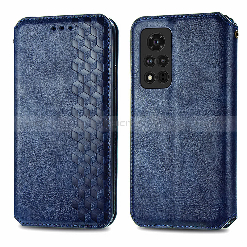 Funda de Cuero Cartera con Soporte Carcasa S01D para Huawei Honor V40 5G