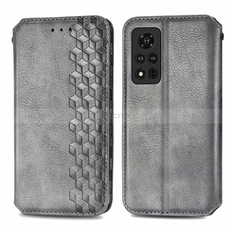 Funda de Cuero Cartera con Soporte Carcasa S01D para Huawei Honor V40 5G