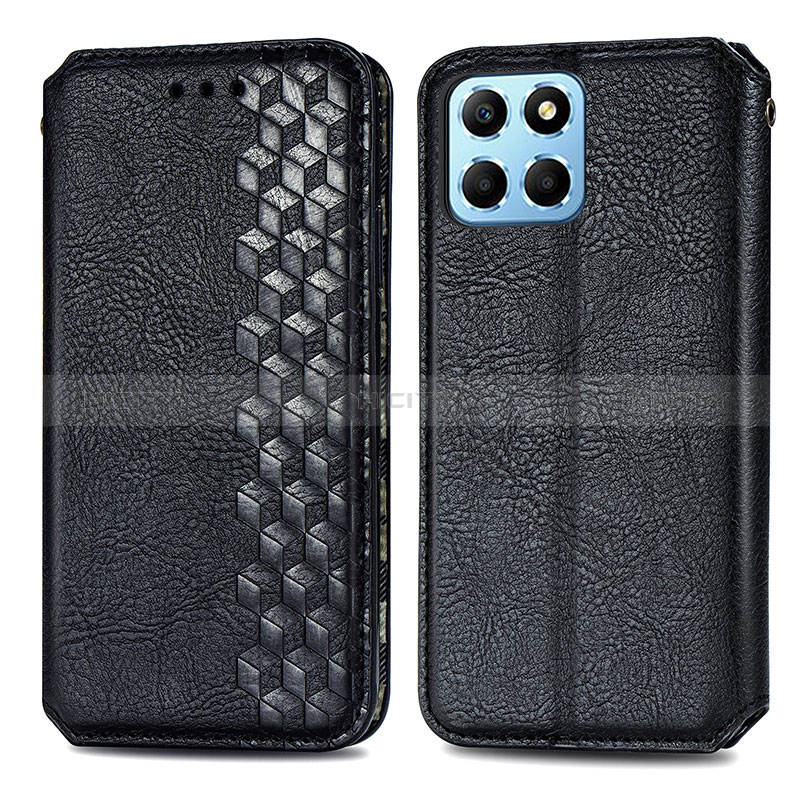 Funda de Cuero Cartera con Soporte Carcasa S01D para Huawei Honor X6 5G