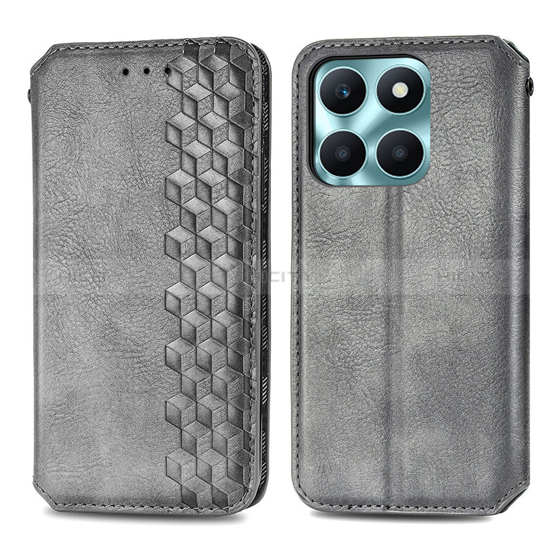 Funda de Cuero Cartera con Soporte Carcasa S01D para Huawei Honor X6a