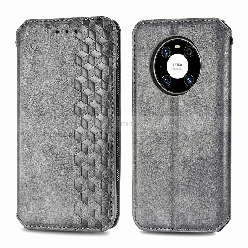 Funda de Cuero Cartera con Soporte Carcasa S01D para Huawei Mate 40