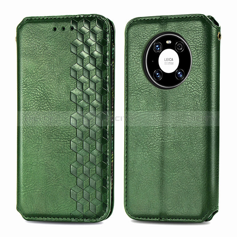 Funda de Cuero Cartera con Soporte Carcasa S01D para Huawei Mate 40 Pro