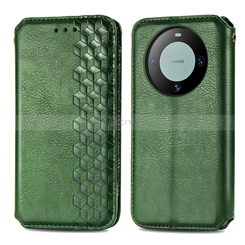 Funda de Cuero Cartera con Soporte Carcasa S01D para Huawei Mate 60