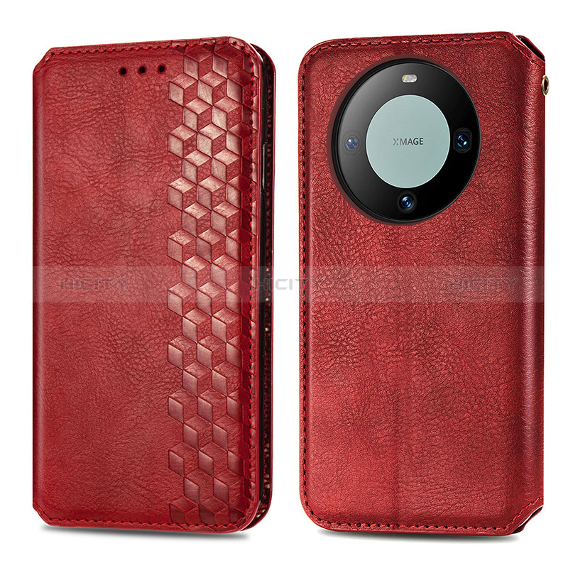 Funda de Cuero Cartera con Soporte Carcasa S01D para Huawei Mate 60