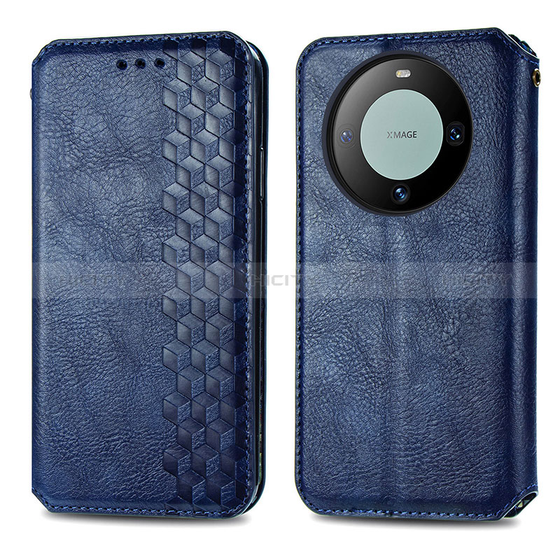 Funda de Cuero Cartera con Soporte Carcasa S01D para Huawei Mate 60 Pro+ Plus