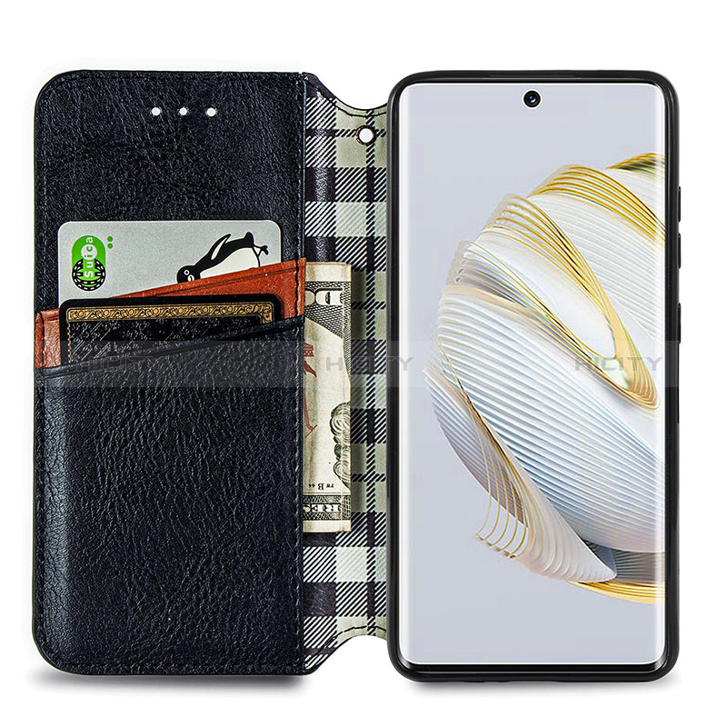 Funda de Cuero Cartera con Soporte Carcasa S01D para Huawei Nova 10 SE