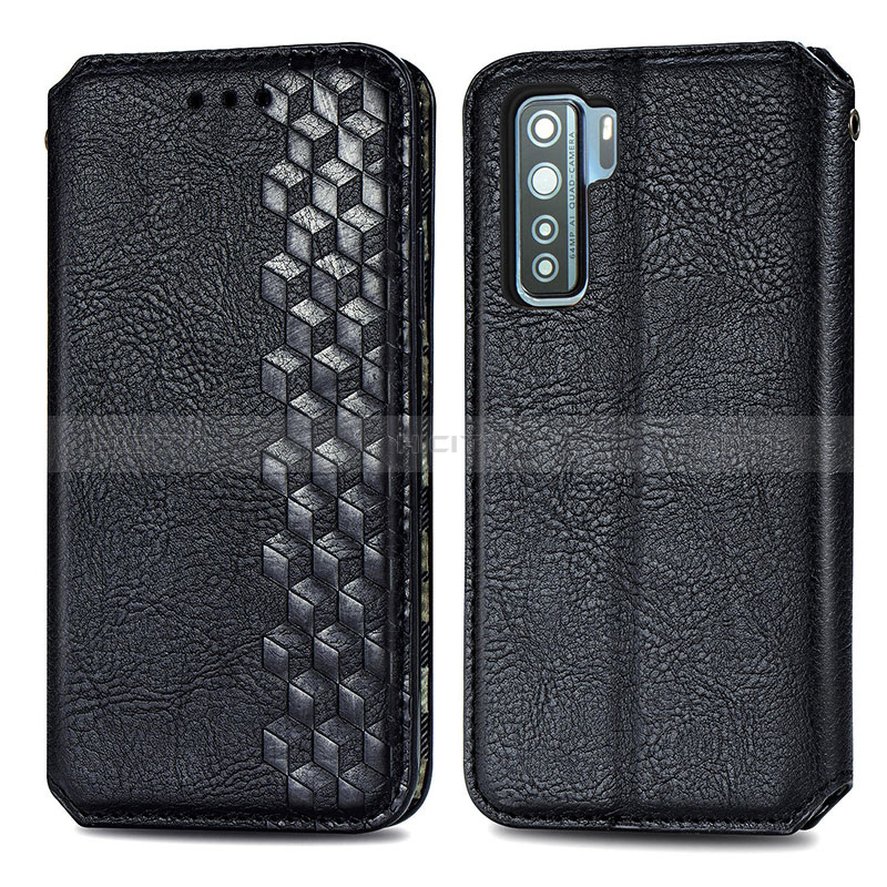 Funda de Cuero Cartera con Soporte Carcasa S01D para Huawei Nova 7 SE 5G