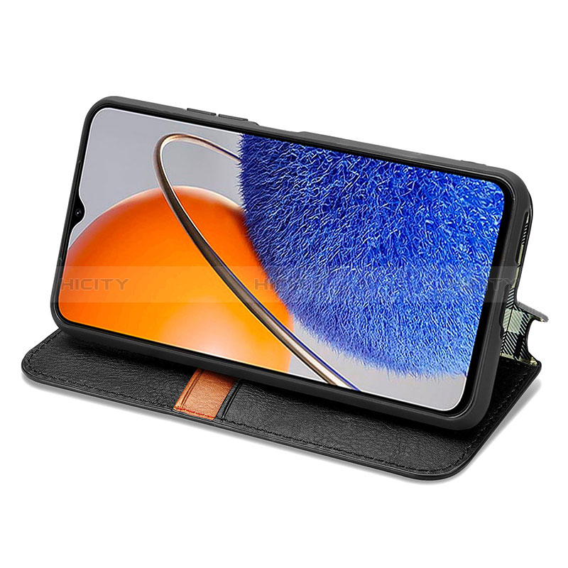 Funda de Cuero Cartera con Soporte Carcasa S01D para Huawei Nova Y61