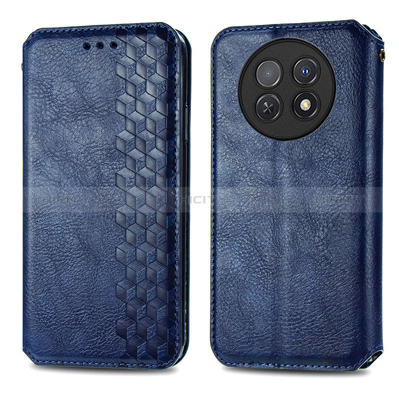 Funda de Cuero Cartera con Soporte Carcasa S01D para Huawei Nova Y91