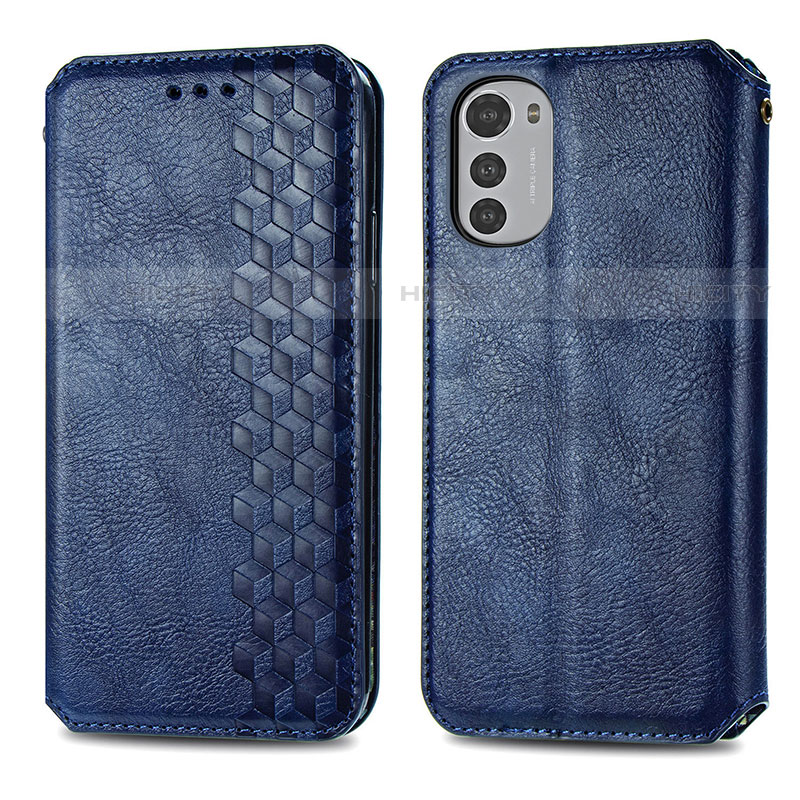 Funda de Cuero Cartera con Soporte Carcasa S01D para Motorola Moto E32s