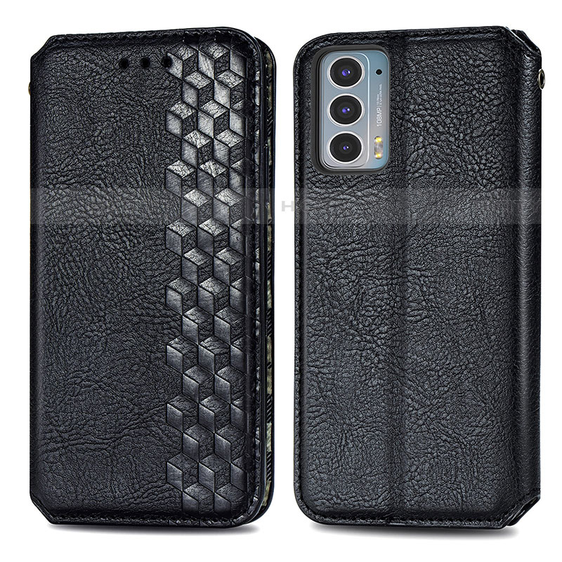 Funda de Cuero Cartera con Soporte Carcasa S01D para Motorola Moto Edge 20 5G