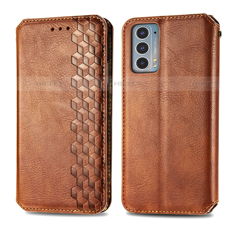 Funda de Cuero Cartera con Soporte Carcasa S01D para Motorola Moto Edge 20 5G