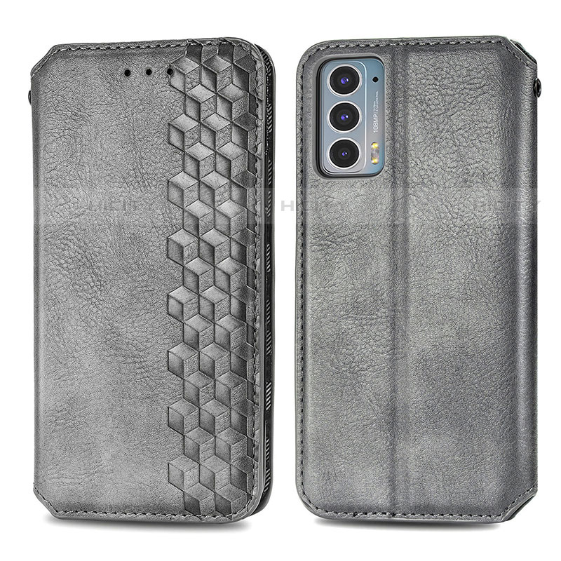 Funda de Cuero Cartera con Soporte Carcasa S01D para Motorola Moto Edge 20 5G