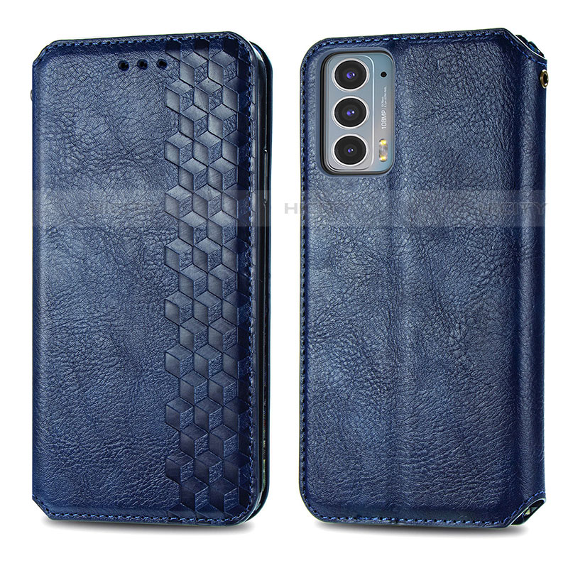 Funda de Cuero Cartera con Soporte Carcasa S01D para Motorola Moto Edge 20 5G