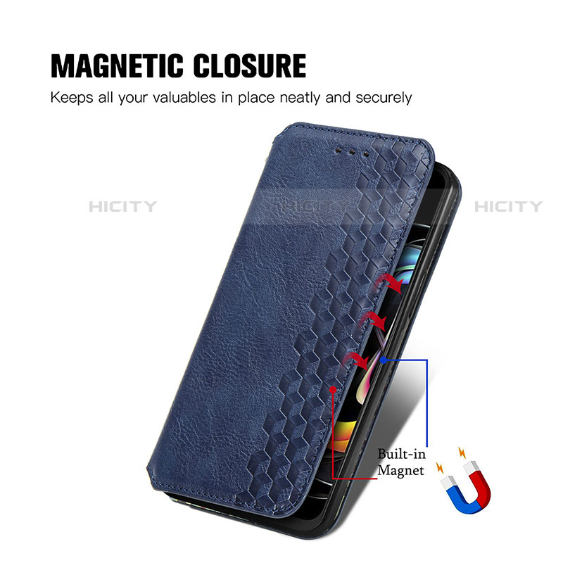 Funda de Cuero Cartera con Soporte Carcasa S01D para Motorola Moto Edge 20 Lite 5G