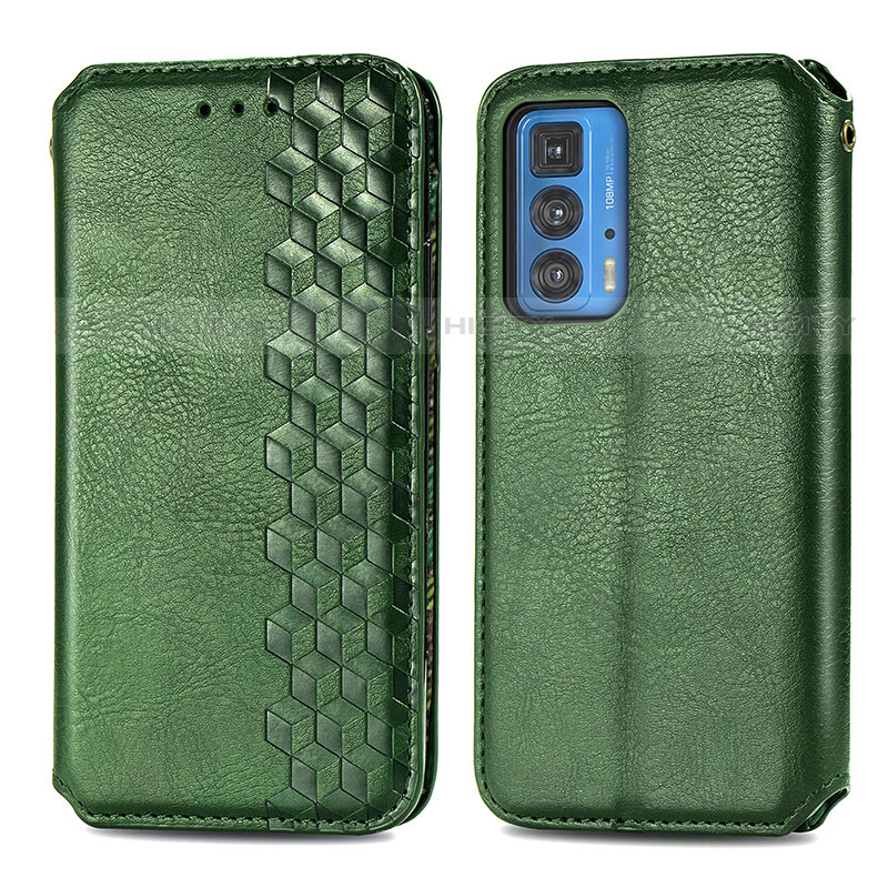 Funda de Cuero Cartera con Soporte Carcasa S01D para Motorola Moto Edge 20 Pro 5G