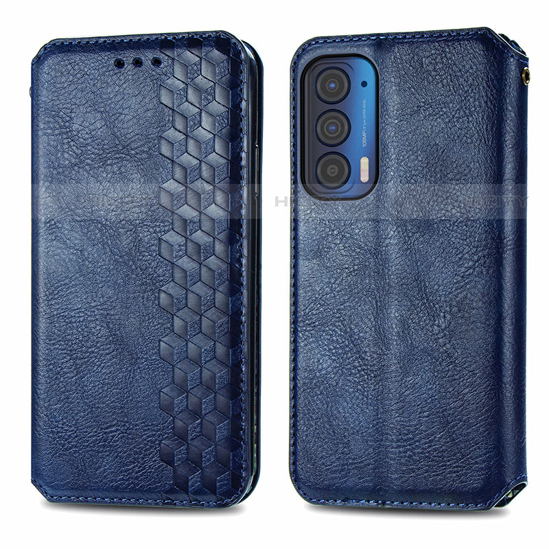 Funda de Cuero Cartera con Soporte Carcasa S01D para Motorola Moto Edge (2021) 5G