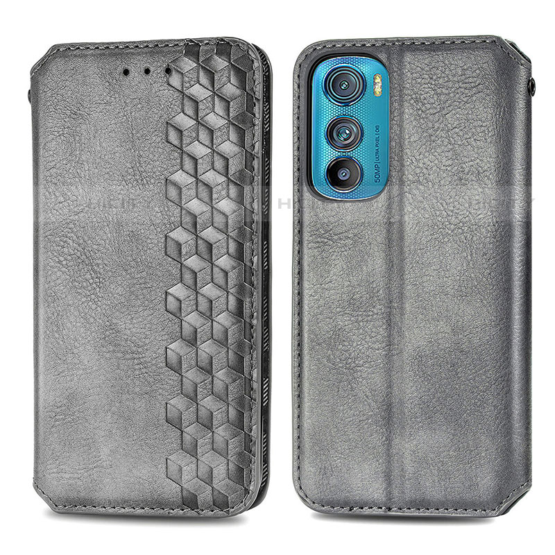 Funda de Cuero Cartera con Soporte Carcasa S01D para Motorola Moto Edge 30 5G