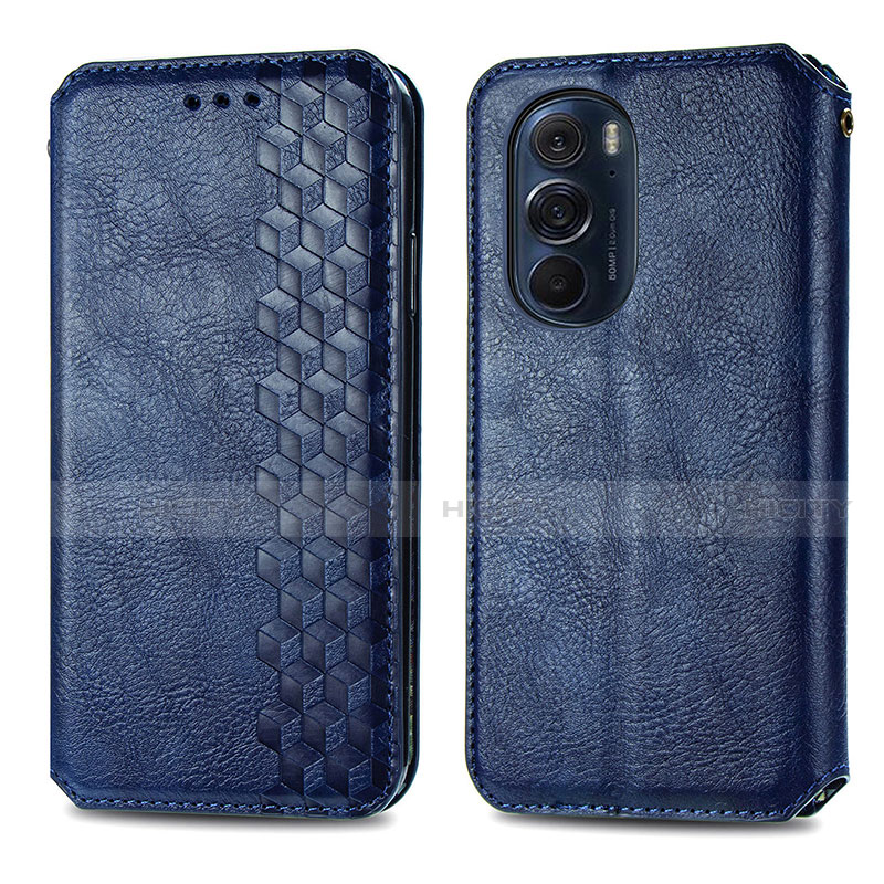 Funda de Cuero Cartera con Soporte Carcasa S01D para Motorola Moto Edge 30 Pro 5G