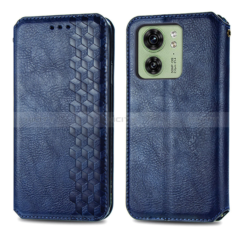 Funda de Cuero Cartera con Soporte Carcasa S01D para Motorola Moto Edge 40 5G