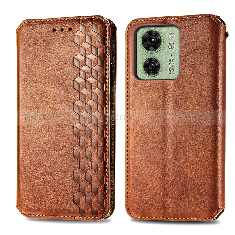 Funda de Cuero Cartera con Soporte Carcasa S01D para Motorola Moto Edge 40 5G