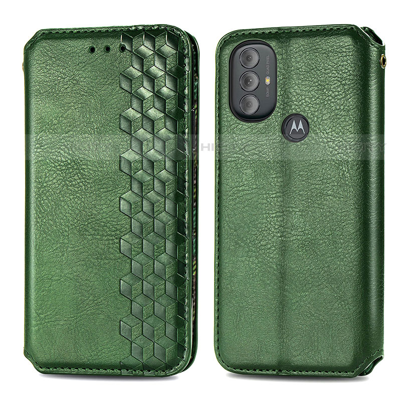 Funda de Cuero Cartera con Soporte Carcasa S01D para Motorola Moto G Play (2023)