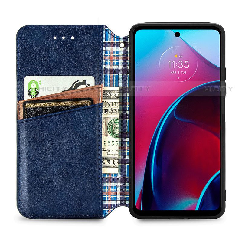 Funda de Cuero Cartera con Soporte Carcasa S01D para Motorola Moto G Stylus (2022) 5G