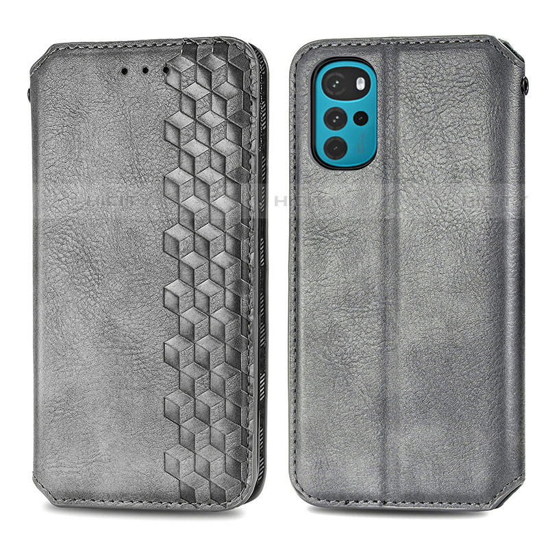 Funda de Cuero Cartera con Soporte Carcasa S01D para Motorola Moto G22