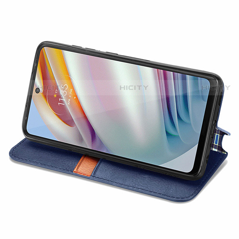 Funda de Cuero Cartera con Soporte Carcasa S01D para Motorola Moto G40 Fusion