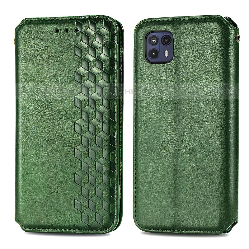 Funda de Cuero Cartera con Soporte Carcasa S01D para Motorola Moto G50 5G