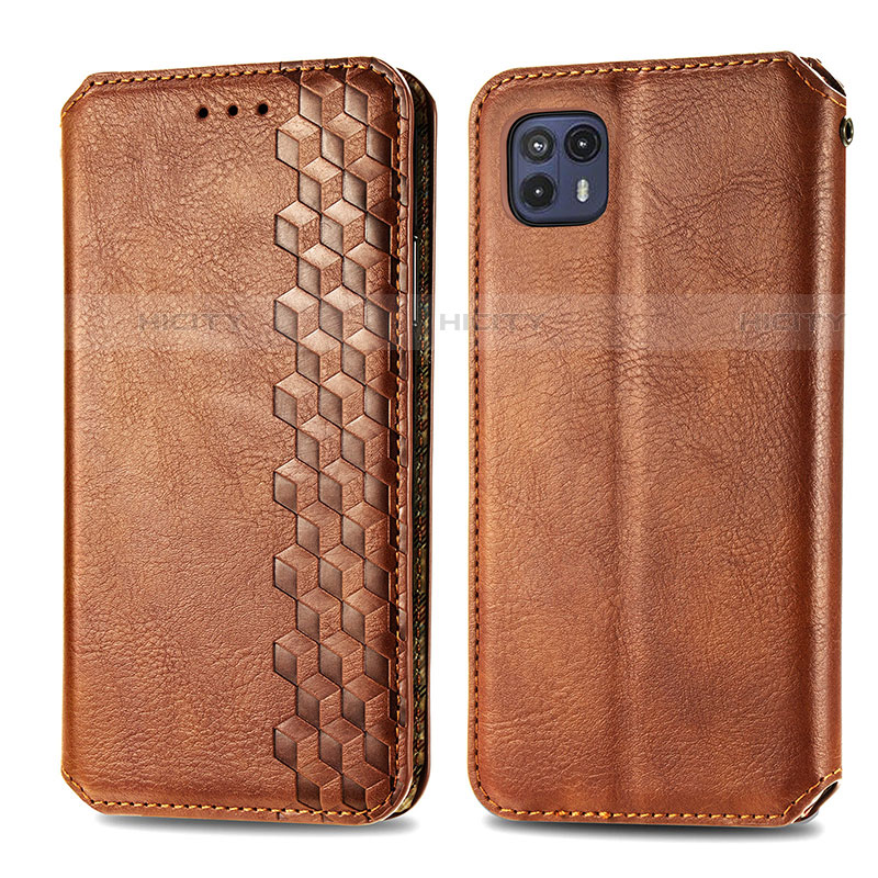 Funda de Cuero Cartera con Soporte Carcasa S01D para Motorola Moto G50 5G