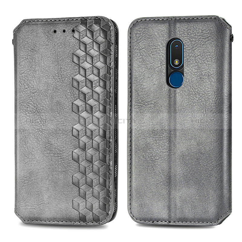 Funda de Cuero Cartera con Soporte Carcasa S01D para Nokia C3