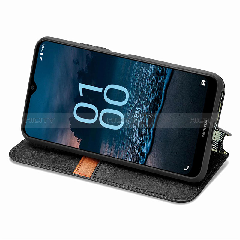 Funda de Cuero Cartera con Soporte Carcasa S01D para Nokia G100