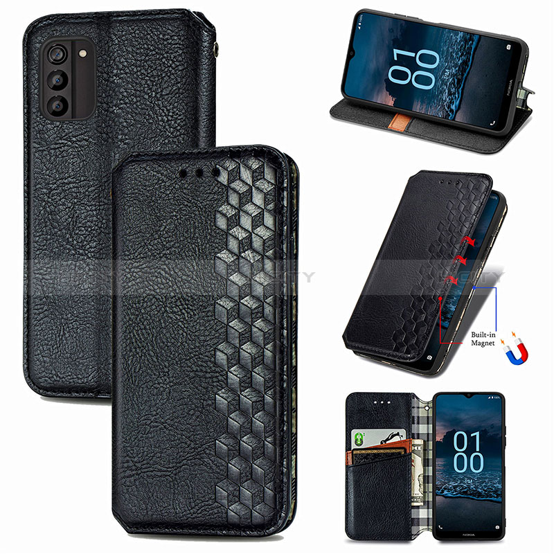 Funda de Cuero Cartera con Soporte Carcasa S01D para Nokia G100