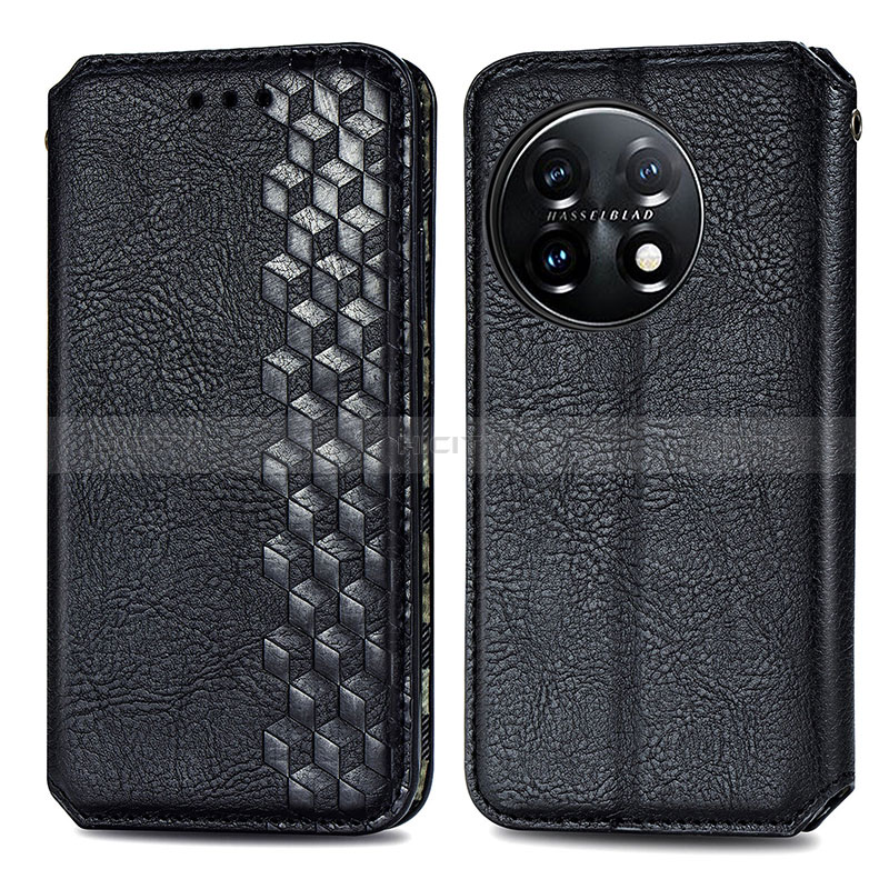 Funda de Cuero Cartera con Soporte Carcasa S01D para OnePlus 11 5G